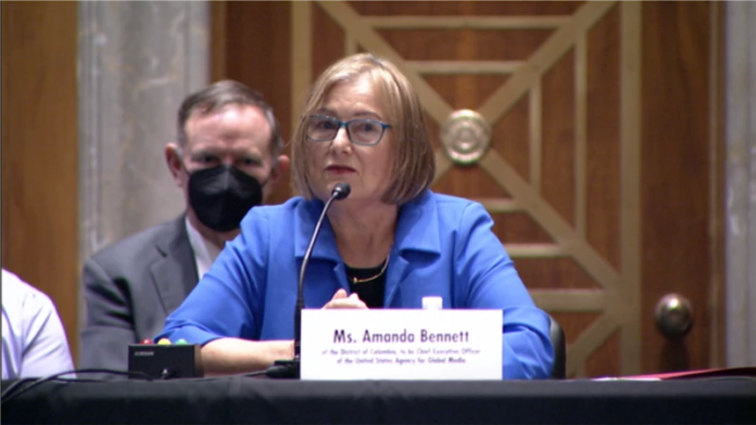 Комітет Сенату погодився з кандидатурою Аманди Беннет на посаду голови Агентства США з глобальних медіа.
