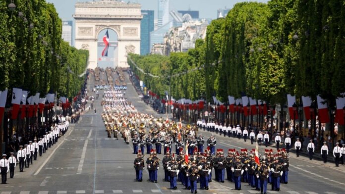 Війна в Україні наклала відбиток на святкування Дня взяття Бастилії у Франції
